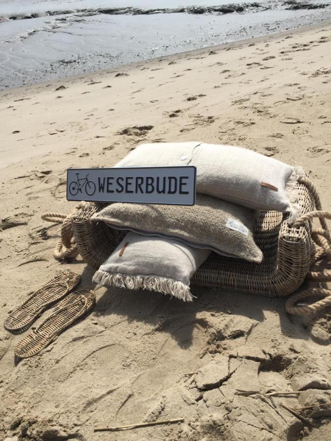Moin !Die Weserbude นอร์เดินฮัม ภายนอก รูปภาพ